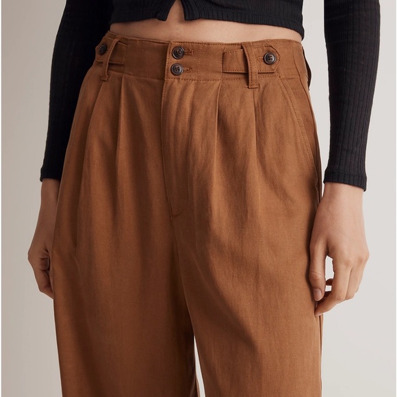 Madewell Harlow Wide Leg Pant in Acorn NWOT - Picture 5 of 13